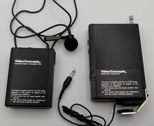 Video Concepts Wireless Microphone System For Video Cameras And Camcorders
