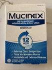 Mucinex 12-Hour Chest Congestion Expectorant Tablets - 20 Count Exp-10/26