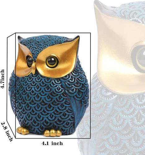 Owl Figurines Home Decor Accents Small Décor Items for Shelf Decorations for Liv - Picture 3 of 12