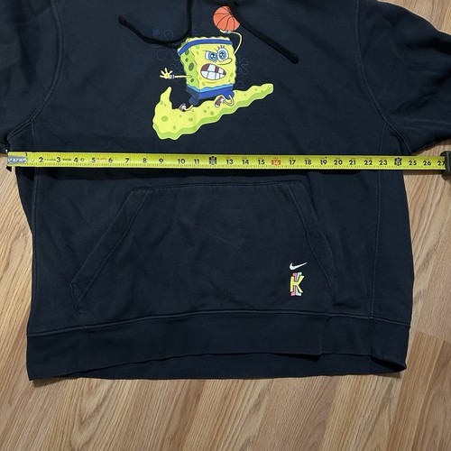 Sudadera con Capucha Nike Kyrie X Bob Esponja Negra Adulto XL Edición Limitada Colaboración - Imagen 8 de 9