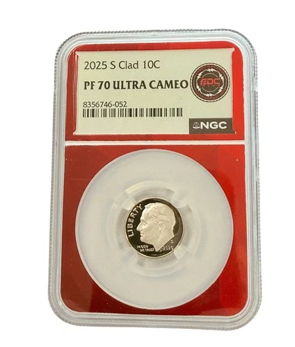 2025-S Roosevelt Dime NGC PF70 Ultra Cameo