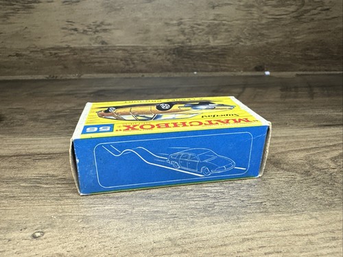 Matchbox Lesney Superfast 56 BMC Pininfarina Orange Body w Original Box - Picture 10 of 14