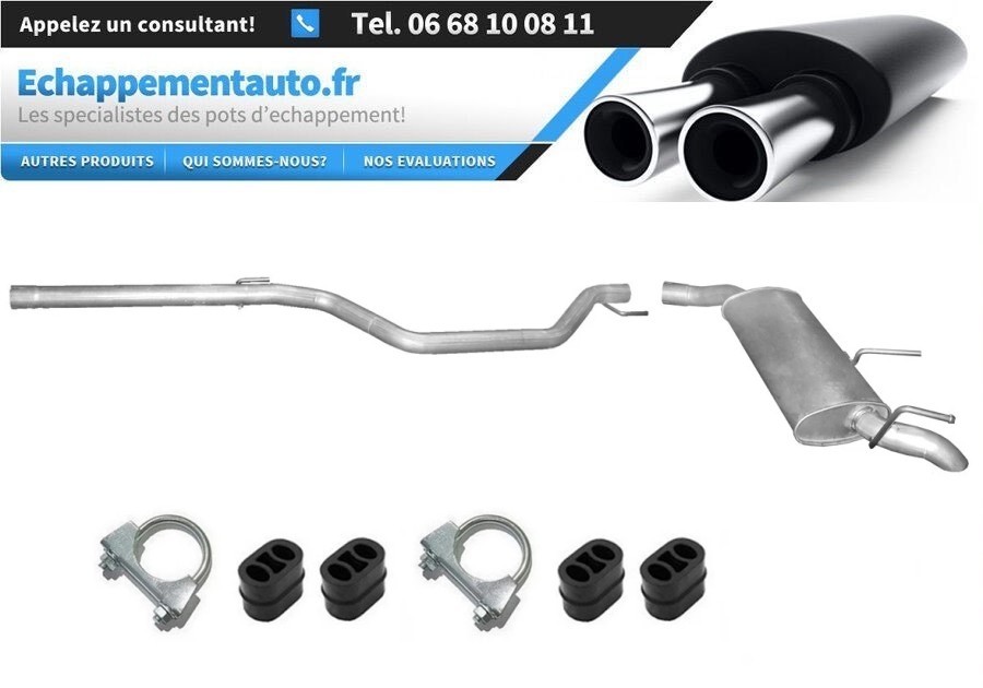 Échappement Opel Signum 1.9 CDTi tube silencieux pour réussir contrôle technique