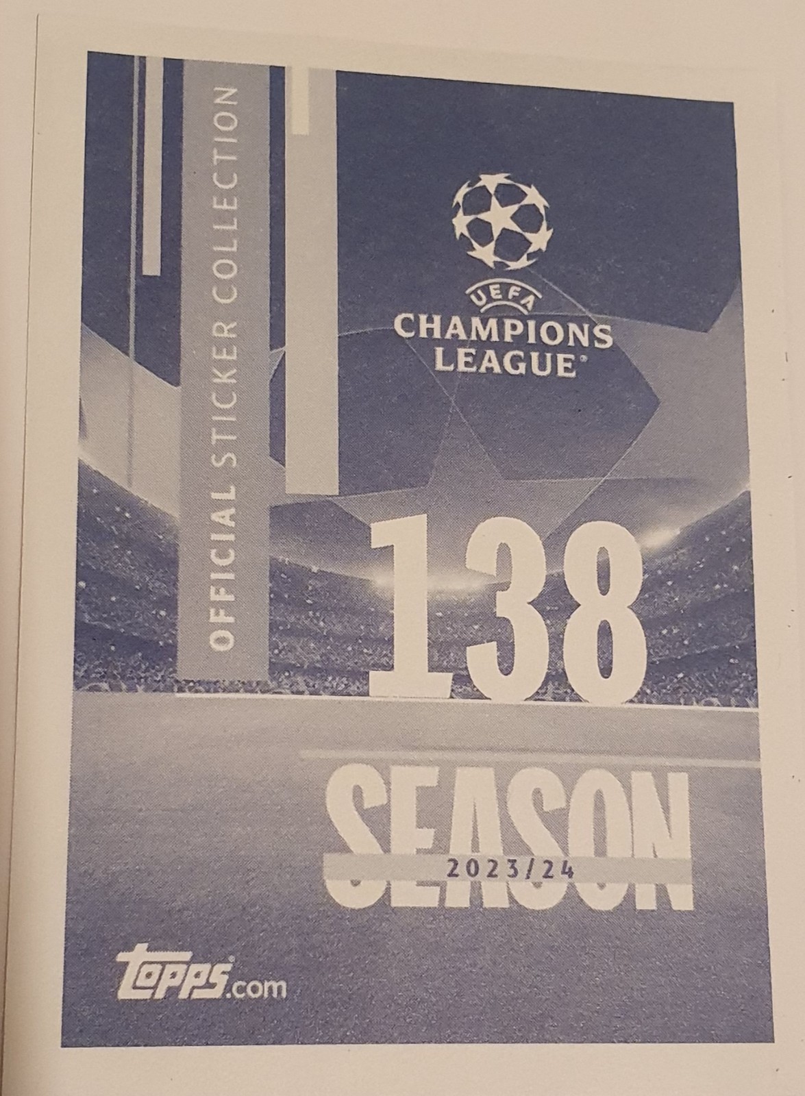 Lamine Yamal 1st Sticker Rookie 2023/24 Topps UEFA Champions League Barcelona view 2