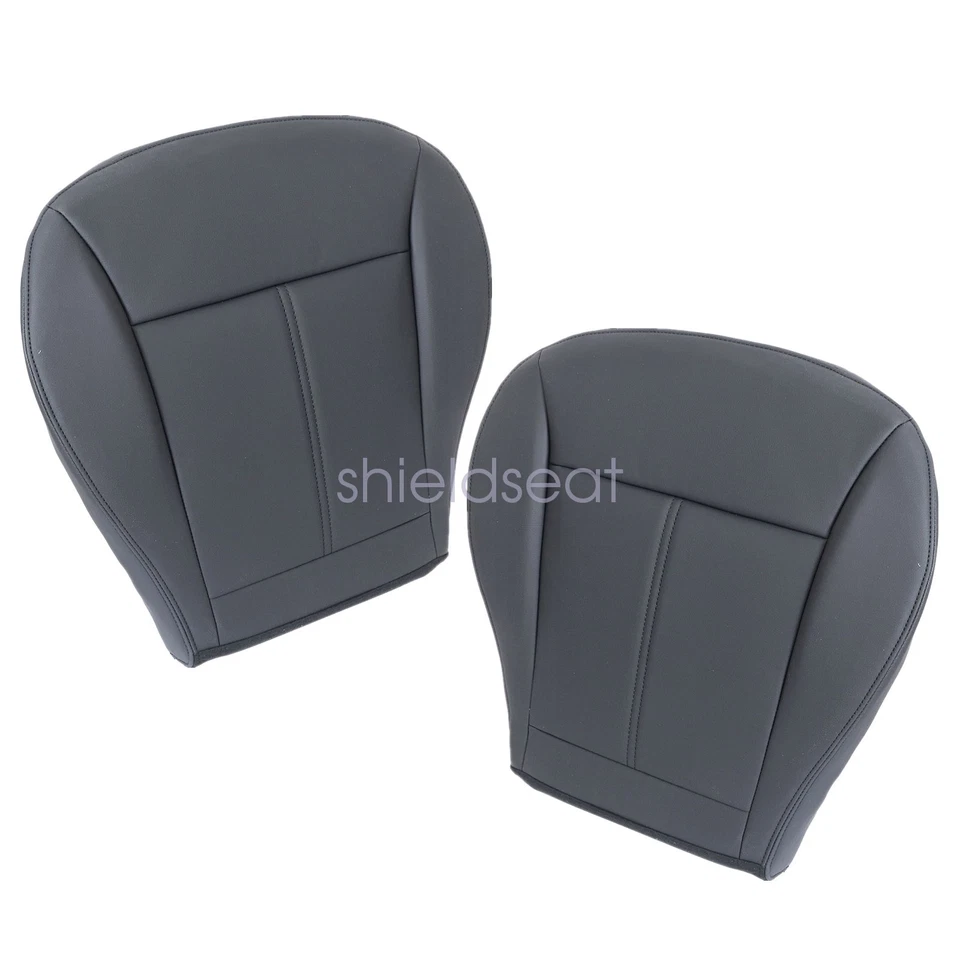 Fits 2007 to 2014 Ford Edge Limited Driver & Passenger Bottom Leather Seat Cover - Image 2 of 4