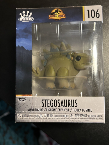Figurine vinyle dinosaure Stegosaurus Funko Minis Jurassic World #106 neuve ! - Photo 1/6