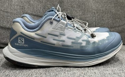 Salomon Ultra Glide Blue Stone/Pearl Trail Running Shoes (Women s Size: 9 US)