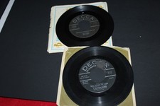 BILL HALEY & HIS COMETS Lot of 2 Decca 45s Rock around the clock vinyl records