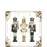 20 Papierservietten, Cocktail - Servietten Royal Nutcrakers | Nussknacker
