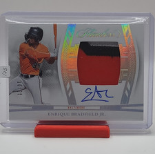 Panini 2024 Flawless Rookie Patch Auto(RPA) Enrique Bradfield Jr. Orioles /25