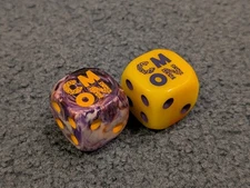 CMON Collectible Dice - SDCC 2019 Cool Minis or Not 1" Set - Hard to Find