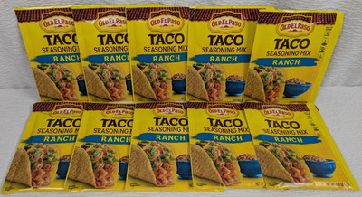 Old El Paso - Taco Seasoning Mix - Ranch Flavored - 10 Packs - exp: 02/26