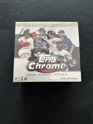 2020 Topps Chrome Update Series Baseball Factory Sealed Mega Box Superfractor RC