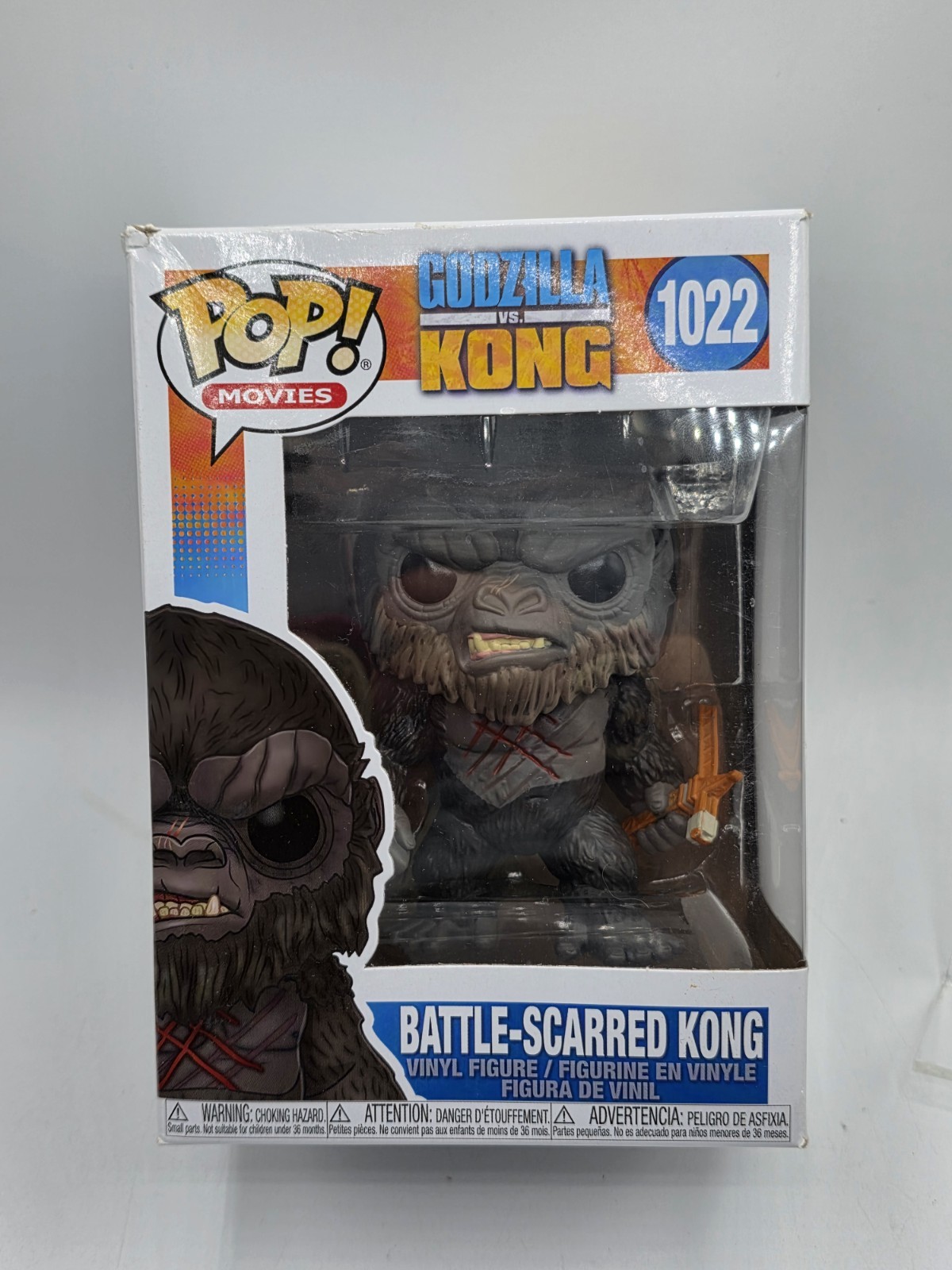 Funko Pop! Movies Godzilla Vs Kong #1022 Battle Scarred Kong