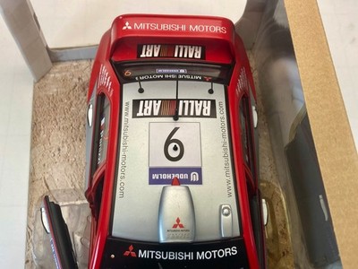 1:18 Hot Wheels Mitsubishi Lancer WRC Panizzi Sweden Rally B6228