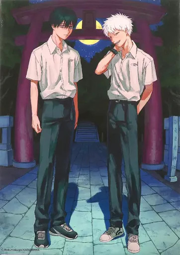 Arte en lienzo Yoshiki & Hikaru "The Summer When" tema de luz de 10,8 x 7,5 pulgadas