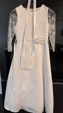 Kommunionkleid Gr&ouml;&szlig;e 146 mit Bolero-J&auml;ckchen