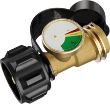 Propane Tank Gauge Level Indicator for 5-20LB Tanks, Universal RV... 