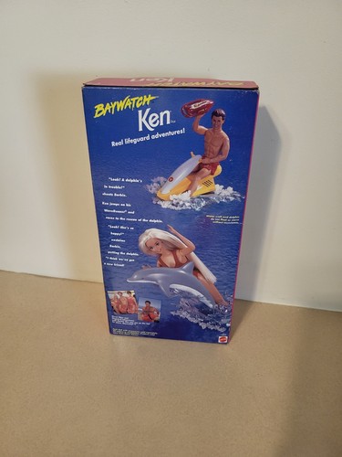 1994 Baywatch Lifeguard Ken Doll with WaveRunner NIB - Picture 4 of 6