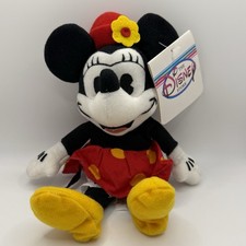 Disney Store 1930  s Minnie Mouse 9  Bean Bag Plush With Tags Collectible Figure