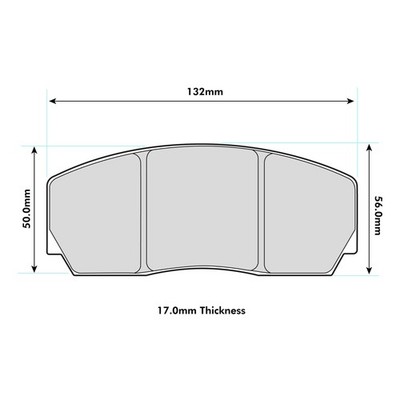 Ferodo DS3.12 Brake Pads To Fit AP Racing Various / OE Calipers - FRP216G