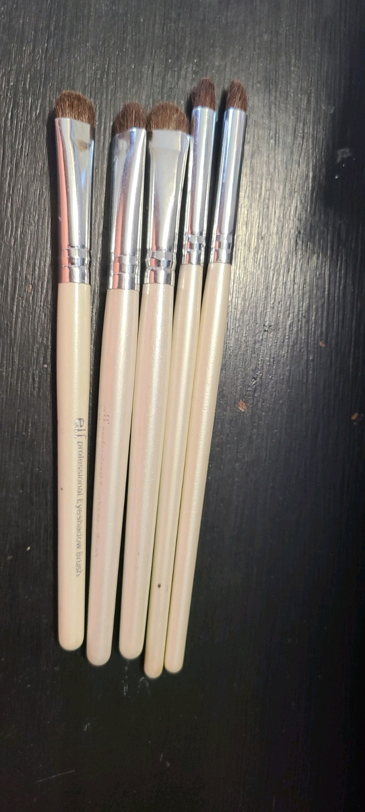 5 E.L.F. Makeup Brushes for Eyes - Assorted Sizes Set