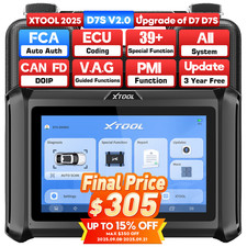 2025 XTOOL D7S V2.0 Full System Diagnostic Sc...