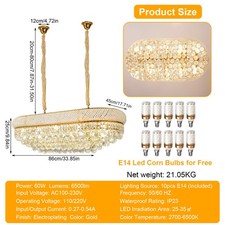 Gold Flush Mount Ceiling Light Stylish Multi-faceted Crystal Chandelier Indoor