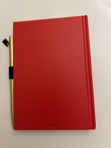 DISNEY MICKEY MOUSE Red Notebook with Pen Letter M Accesories Stationery New - Picture 3 of 6