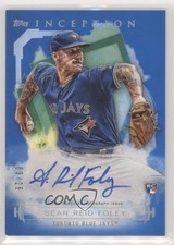 2019 Inception Rookies and Emerging Stars Blue 3/25 Sean Reid-Foley Auto 7wx