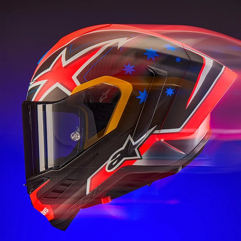 Alpinestars Supertech R10 Miller Carbon Matt Red, photo 6 of 12