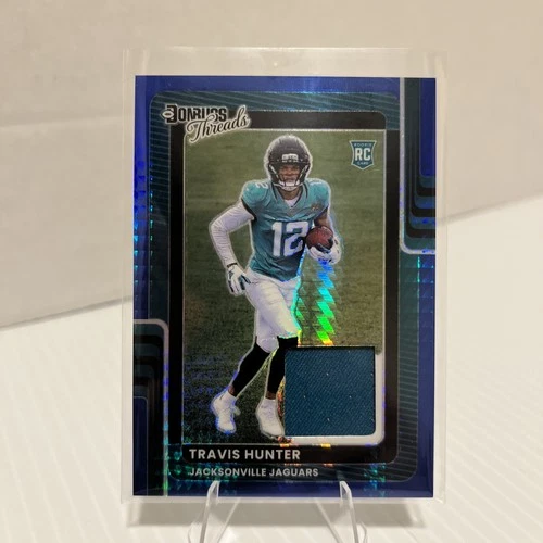 2025 Donruss Optic Travis Hunter Blue Hyper (RAW)