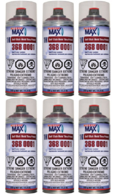 Spray MAX 3680001 1k Self Etch Weld-Thru Primer (Red Brown) (6 Pack)