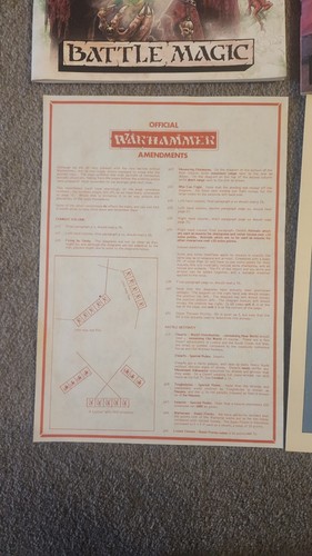 Warhammer Fantasy Battle Rules Set Combat Bestiary Magic 1984 2nd Edition Boxed - Photo 6/15