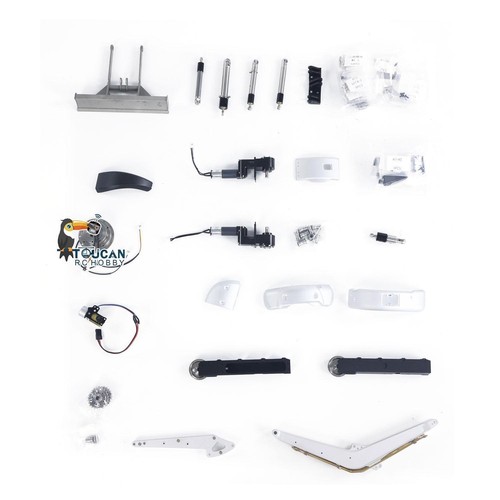LESU 1/14 RC Hydraulic Excavator PC30 Metal Mini Digger Unassembled KIT - Picture 9 of 16