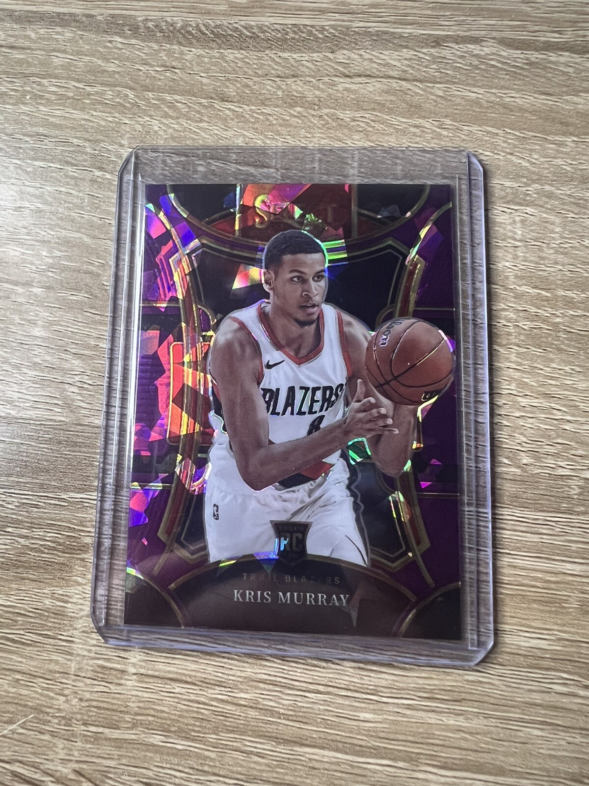 2023-24 Panini Select Kris Murray Purple Cracked Ice /99 #306