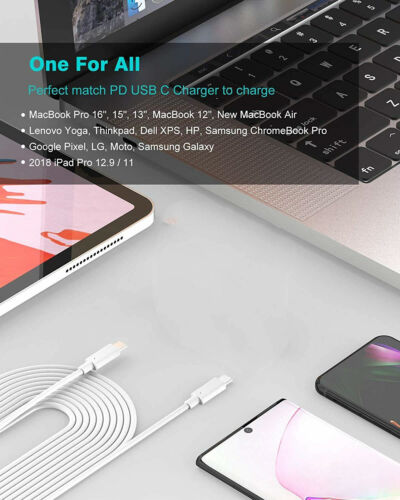 5Pcs PD 60W Type USB-C to USB-C Cable For iPhone 16 15 Pro Fast Charger Cord Lot - Picture 6 of 14