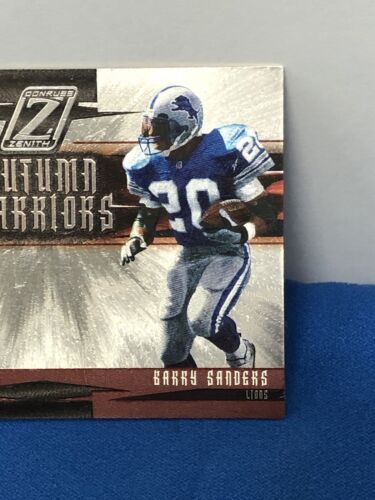 2005 Donruss Zenith Autumn Warriors Walter Payton & Barry Sanders #AW2 - Bild 3 von 5