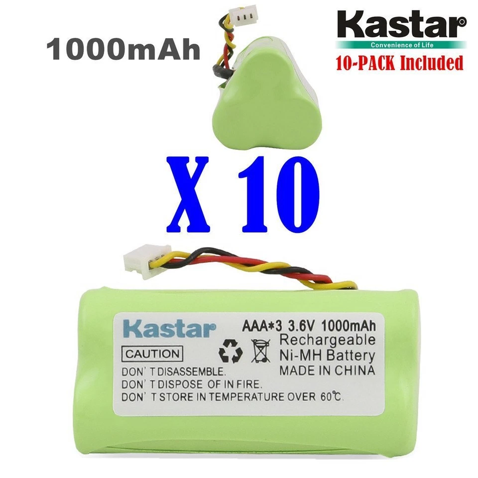 KASTAR 10-PACK Battery forMotorola Symbol LS4278, LS4278-M, 82-67705-01 Barcode Scanner