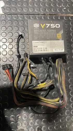 COOLER MASTER V750 ALIMENTATORE 750W SEMI MODULARE 80 PLUS GOD - Foto 2 di 4