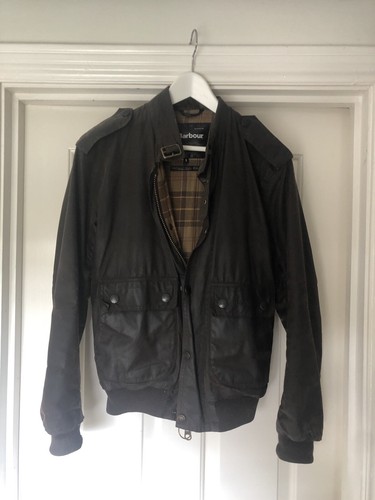 Barbour A955 Wax Flyer Jacket - Small 