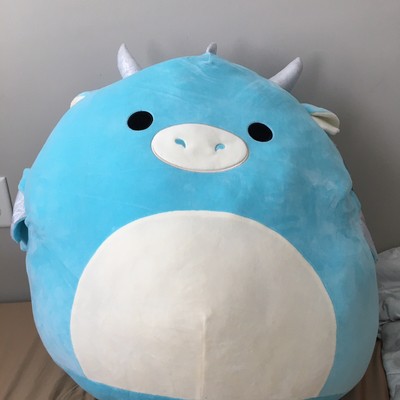 Jumbo 24â Devin The Dragon Squishmallow 24 inches. Soft To Cuddle And Lay On | eBay