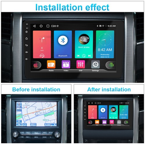 Android 13 Double 2 Din 9'' Car Stereo Radio GPS Navi WiFi MP5 Carplay Wireless - Picture 5 of 11