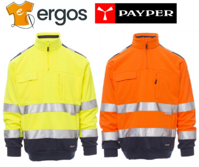 PAYPER VISION Men's High Visibility Road Maintenance Construction Sweatshirt