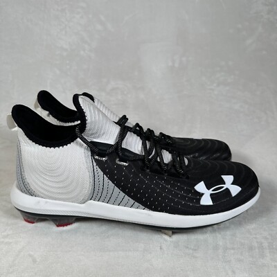 Under Armour Black Baseball Cleats Shoes  size 7 NWOB Under Armour Harper 6 RM Mid Baseball Cleats 3024319-001  main image 3