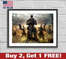 Gears of War Poster 18" x 24" Print Game Room Wall Art 3