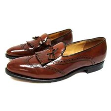 Johnston & Murphy Heritage men's size 9 b/2a brown loafers leather made in USA