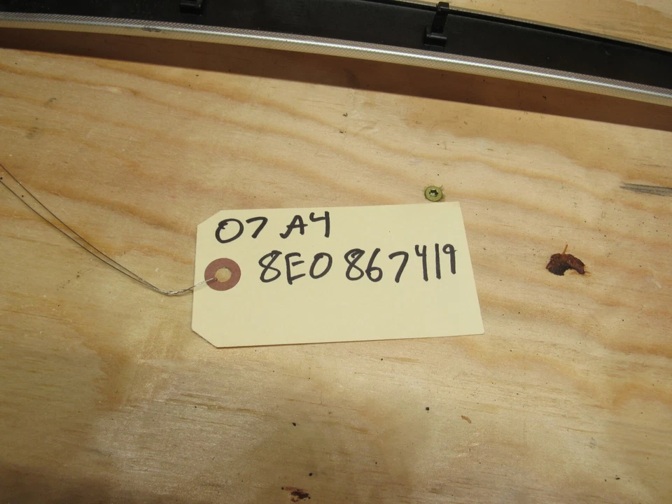 Panel puerta trasera izquierda Audi A4 2005-2008 moldura plateado Foto 4 de 4