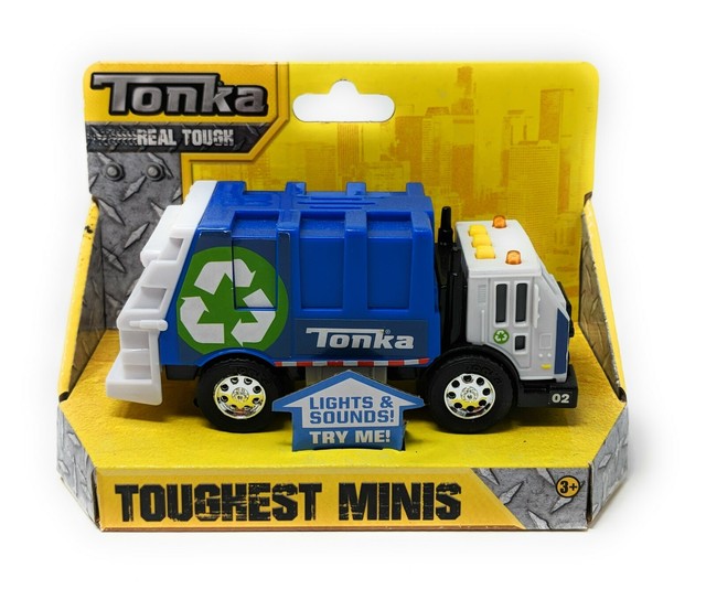 tonka toughest minis recycling garbage truck