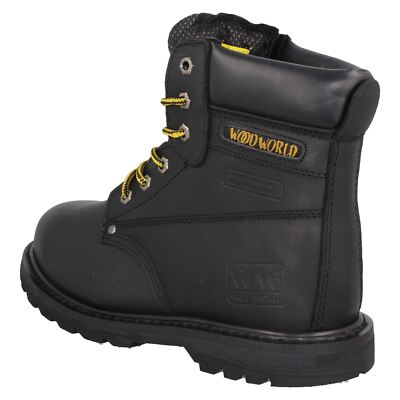 【WOOHWA】LABI BOOTS CUT PT Mens WW2H-P Leather Steel Toe safety Lace Up Boot By Wood
